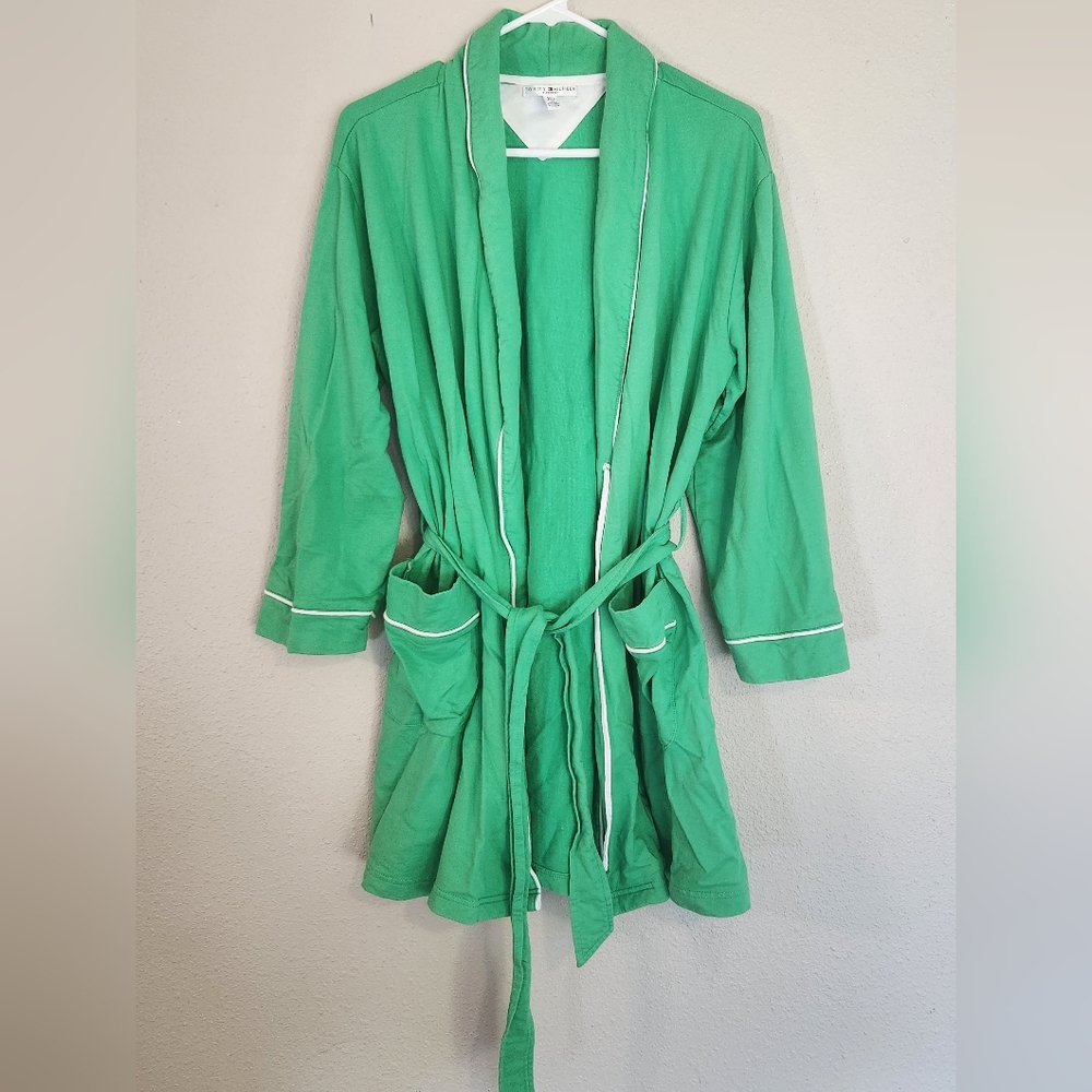 Tommy Hilfiger Sleepwear Green Robe Size S/M